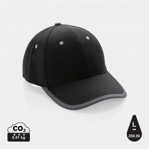 IMPACT AWARE BRUSHED COTTON 6 PANEL CONTRAST CAP (CO-BRANDED)